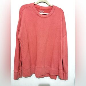 Women's Time & Tru Coral Sweatshirt XXL